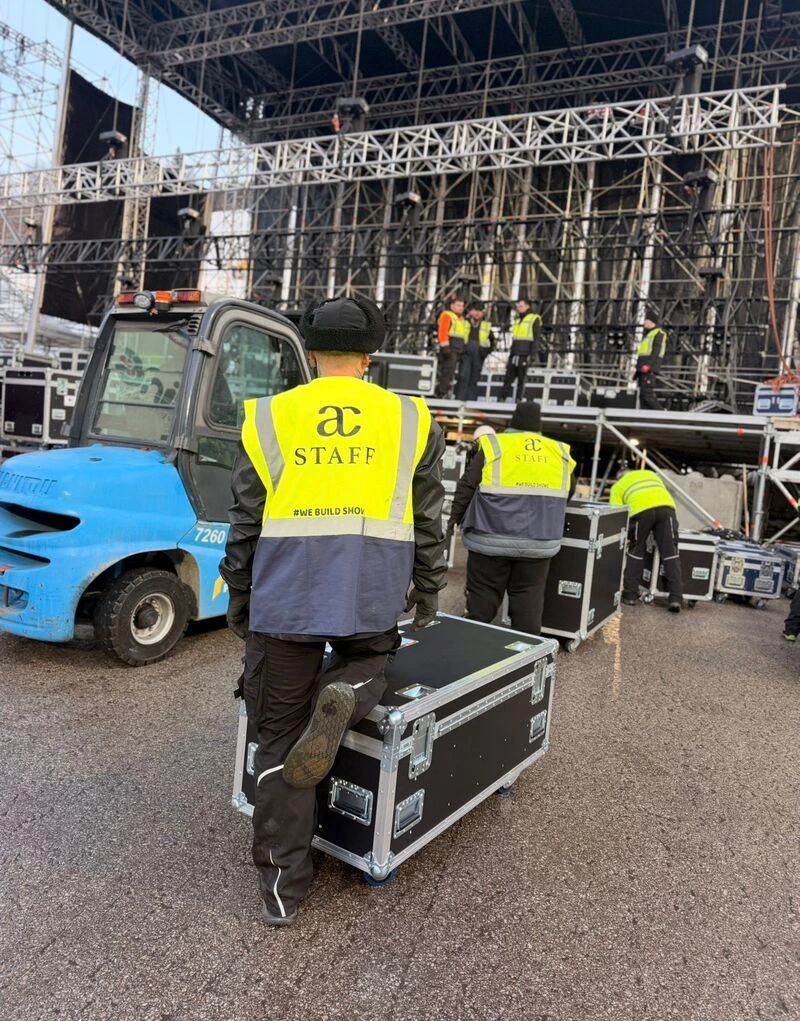 Eventpersonal im Einsatz